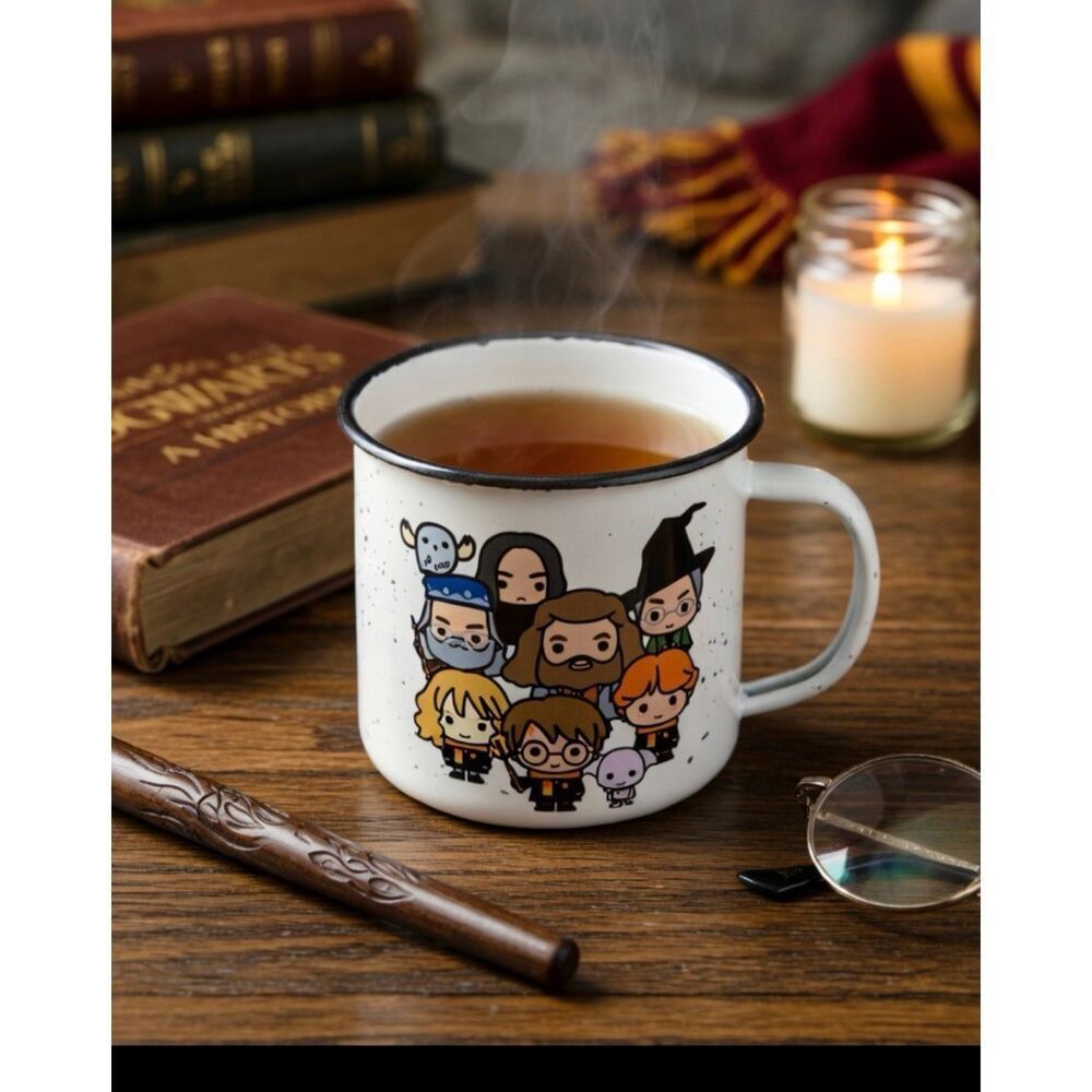 Harry Potter / Coffee/ Camper Mug Spoontiques Ceramic Black and White 14oz